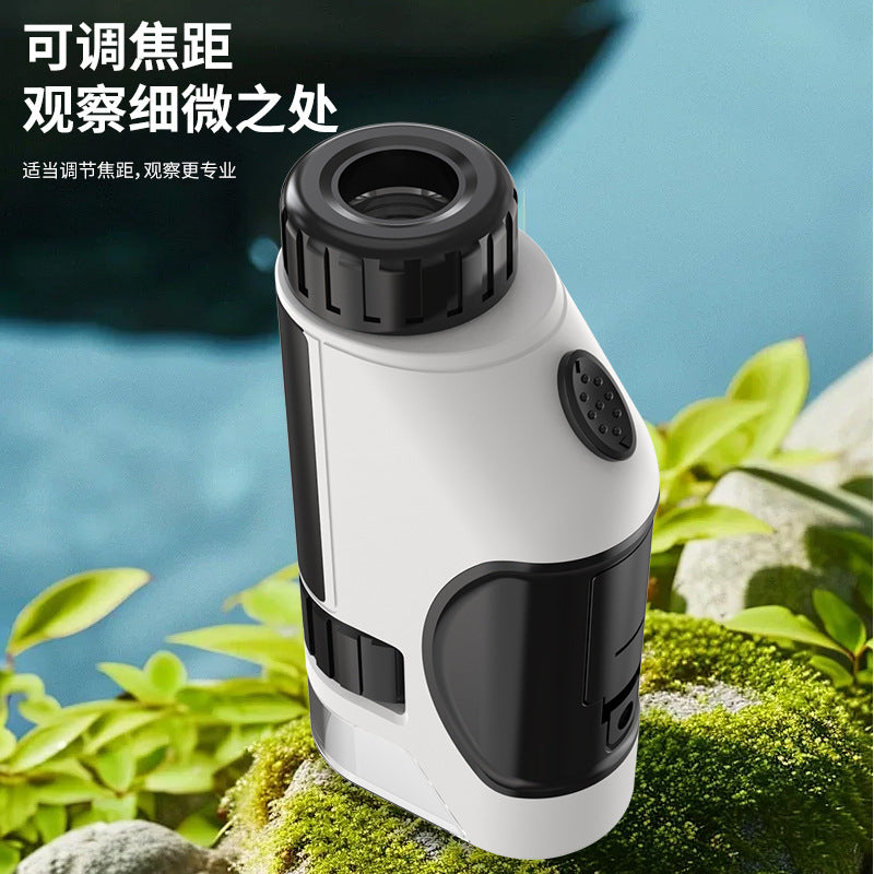 Kids' portable microscope toy - handheld science experiment kit for elementary and middle school students - ideal for outdoor use - export quality