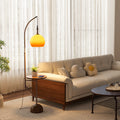 Floor lamp living room sofa side storage rack integrated bedroom grapefruit sunset lamp medieval atmosphere coffee table vertical table lamp