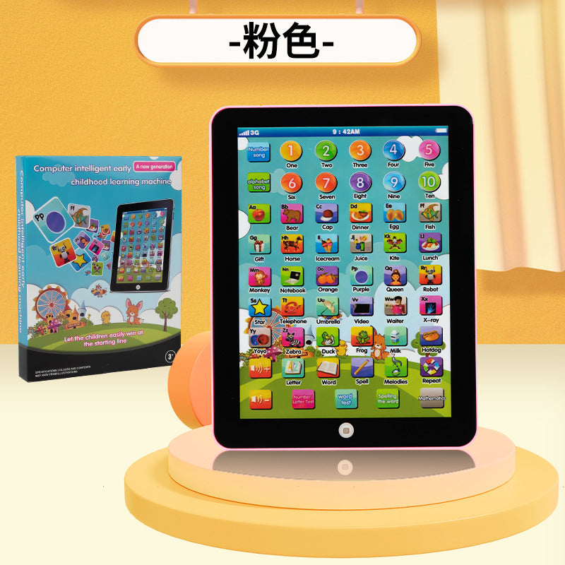hot-selling english tablet learning machine, reading machine, early education touch voice educational learning, foreign trade toys wholesale