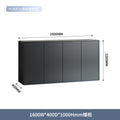 Por black warrior skin feel file cabinet (delivery included)