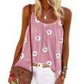 summernew arrivaldaisy floral camisole looseslimming lookins styletops inner wear vacationcasual women's style