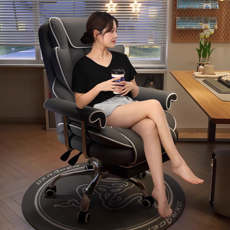 Computer chair bedroom for home sedentary plaid anchor sofa seat office live broadcast back chair gaming chair