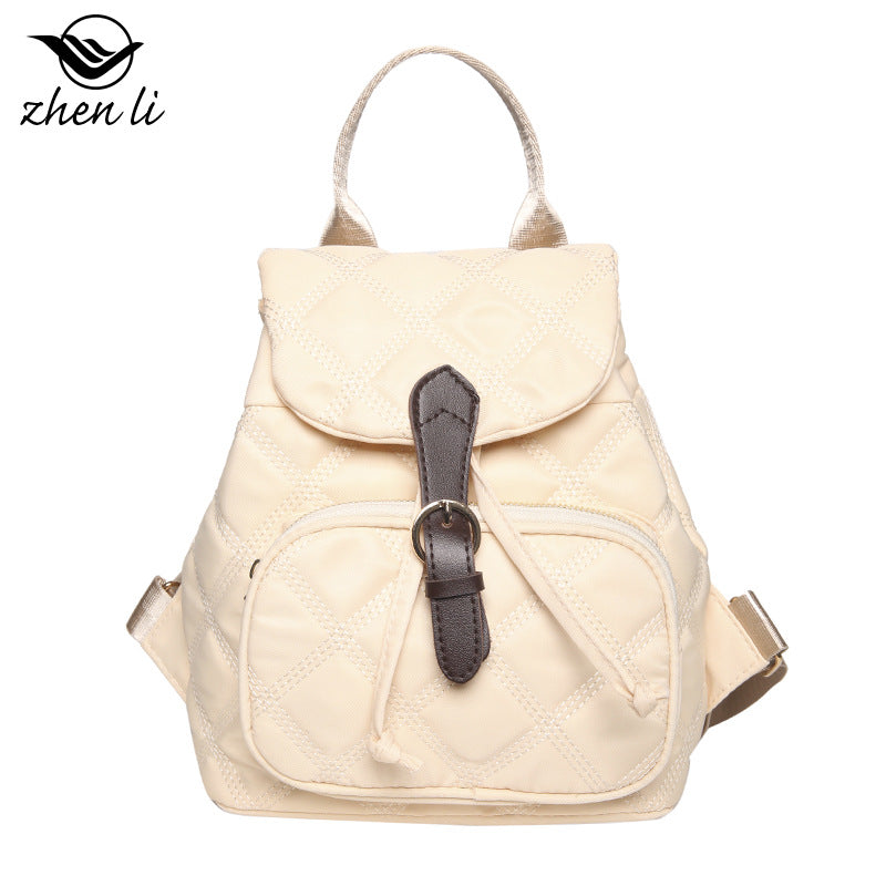 Backpack women's 2023 new Korean version versatile Oxford cloth anti-theft women's print casual large-capacity travel backpack