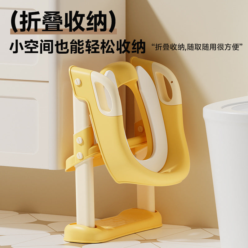 Factory direct children's step stool toilet trainer - potty training seat for boys and girls - foldable toddler toilet seat