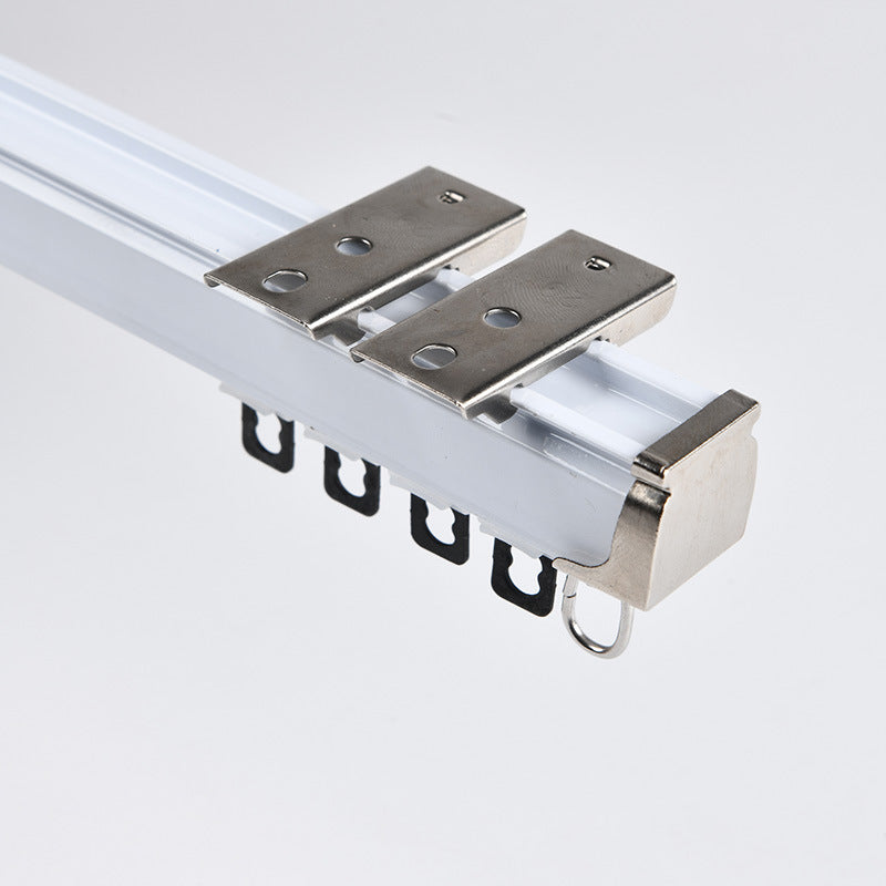 【g202】aluminum alloy electrophoresis ultra-thick peak wall thickness 2.0 silent curtain track slide curtain rod guide rail