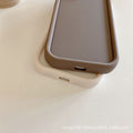 hot-selling iphone 17 solid color "sky eye ladder" phone case, ip16 apple 15 diamond sand phone case