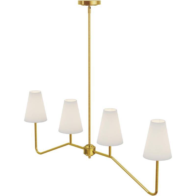 Cross-border special American chandelier 4 lights kitchen island lighting device classic chandelier suitable for bar table