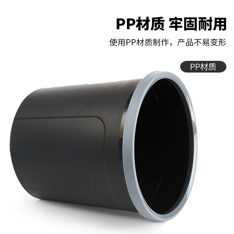 Deli 9555 trash can, office shredded paper wastebasket round confetti shell box trash can cleaning bucket wholesale