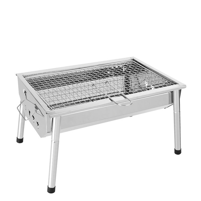 Outdoor bbq & tea brewing portable grill - bbq, meat roasting, patio heating, home camping carbon fire pit