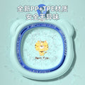 Baby washbasin - collapsible, hangable, for hand washing, laundry, and bathing - pp basin for newborns and toddlers