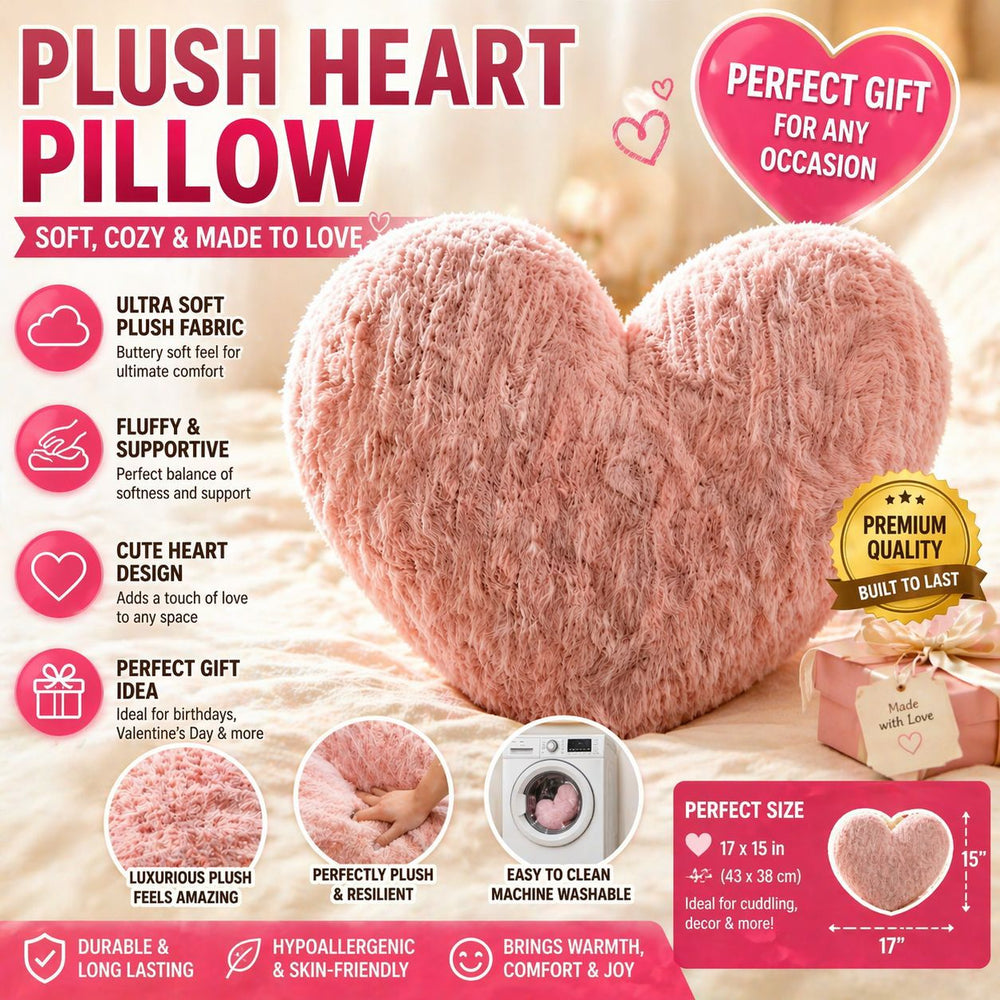 love-shaped car headrest cartoon household neck pillow side sleeping waist support back factory wholesale pillow core