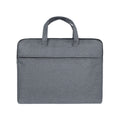 Large capacity canvas briefcase - office handbag, document bag, conference bag, laptop bag, file bag, business bag - custom printing available