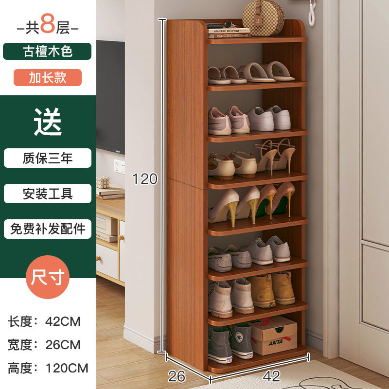 Shoe rack home door multi-layer small narrow simple storage artifact space saving 2025 new storage shoe cabinet