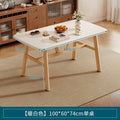 Dining table for homesmall apartment medieval dining table rectangular modern casual rental room dining and commercial table and chair combination