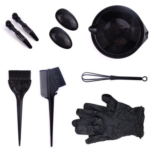 Baked Oil Hair Dye Set Blender Double Sided Dye Comb Hair Salon Perm Hair Dye Tool Set Hair Clip