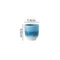 Straight cup-dark blue