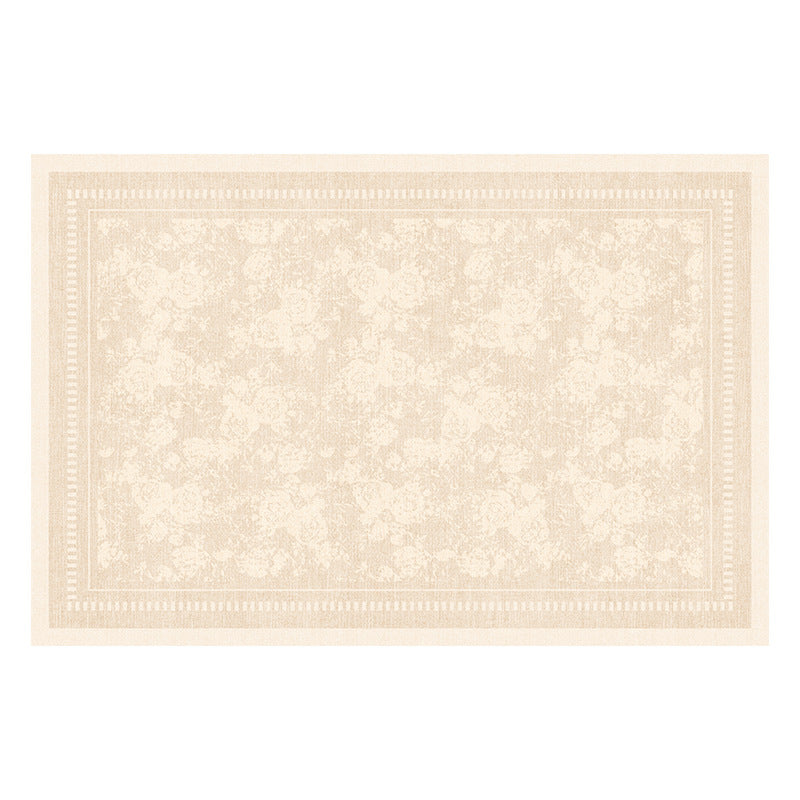 Creamy chic luxury waterproof & stain-resistant rug - new home collection, thickened, customizable, high-end area rug for living room, bedroom, or bedside