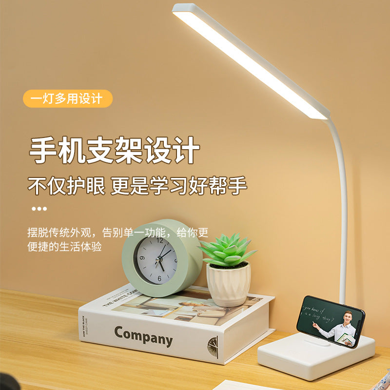 New arrival study desk lamp led rechargeable small desk lamp student reading desk lamp gift usb eye protection desk lamp reading lamp