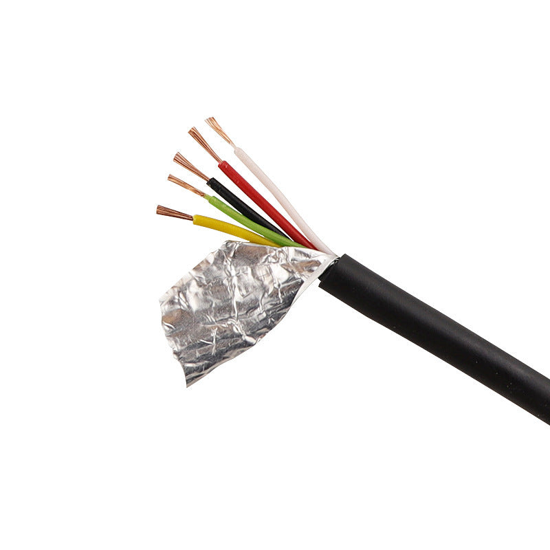 Applicable to reversing camera cable, car 5P BMW head male and female single head 5-core power cord 5-pin rear line of sight