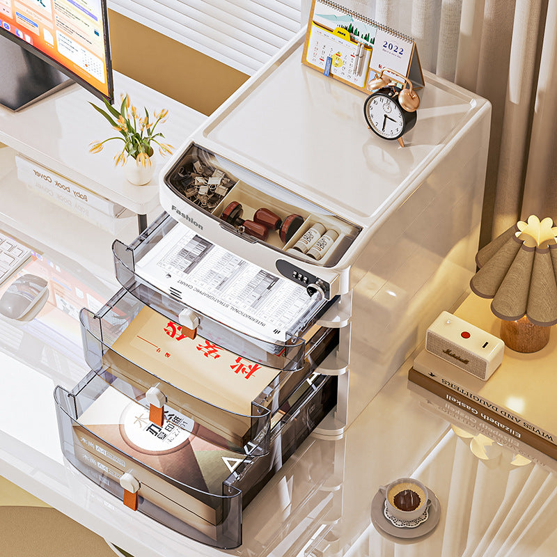 Xinle drawer type desktop password cabinet bedroom valuables storage box storage privacy document storage cabinet