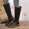 spring/autumn new arrival: plus size chunky heel leather boots for women (sizes 36-43). wholesale available. dropshipping to  and