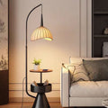 Fei shi desk living room for homenew arrivalsmall apartment bauhaus solid wood round small tea table floor lamp fei shi medium