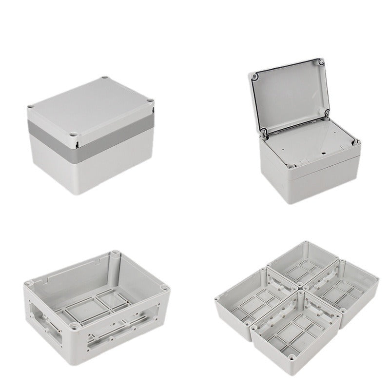 Outdoor Waterproof Sealed Junction Box Thickened Plastic Instrument Box IP67 Outdoor Button Junction Box Cable Junction Box