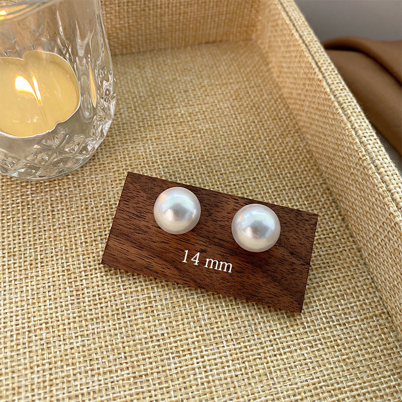 Ins pearl earrings for women niche styleaccessible luxuryeasiest for match earrings pendant classyretroelegant earrings 925 silver needle wholesale