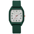 2025 new creative silicone strap student watch minimalist niche women's quartz watch wholesale silicone straps