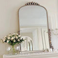 French iron art retro carved dressing table mirror model room for home wall-mounted bathroom mirror fashion full-length dressing mirror