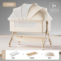 Baby crib - portable, foldable, multi-functional bassinet - convertible to full-sized bed for newborns