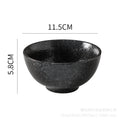 Japanese ceramic tableware restaurant stoneware porridge rice bowl commercial 4.5inch korean bibimbap small bowl for home soup bowl