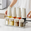 Seasoning jar and oil pot combo - home kitchen set: salt shaker, spice container, storage box, airtight condiment bottles, and sugar bowl