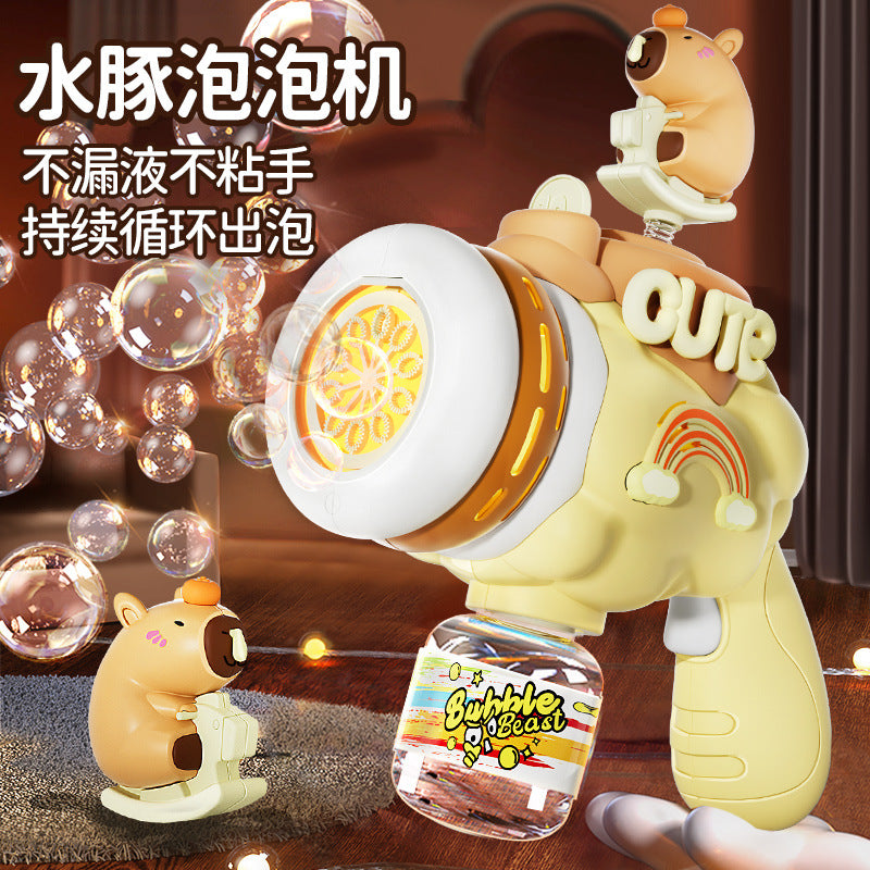 Children's bubble gun toy internet celebrity same style kapie fully automatic electric douyin bala creative bubble machine birthday gift