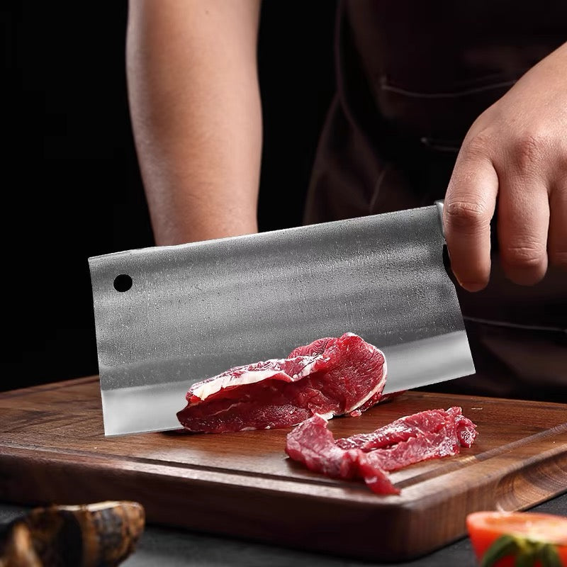 Bearing steel hand-forged for home kitchen knife barbecue shop special bone chopping knife kitchen meat cutting knife