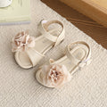 Vancahao sweet floral girls' sandals - new summer  collection: versatile fashion sandals with single buckle strap for girls