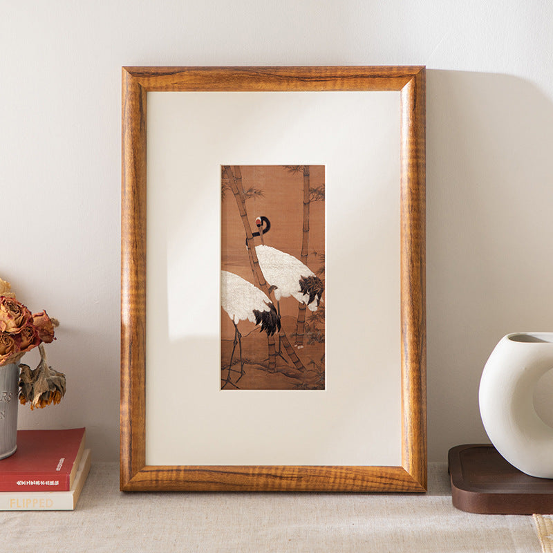 Solid wood photo frame frame 16 inch A4a3 sketch calligraphy mounted picture frame poster 8K open 4k puzzle mounted picture frame hanging wall