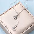 Sweater chain long wholesale european and american cross-border autumn and winter accessories niche accessible luxury high-end design butterfly women's necklace