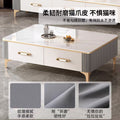 Solid wood coffee table living room home light luxury modern minimalist new style tea table small apartment coffee table tv cabinet combination