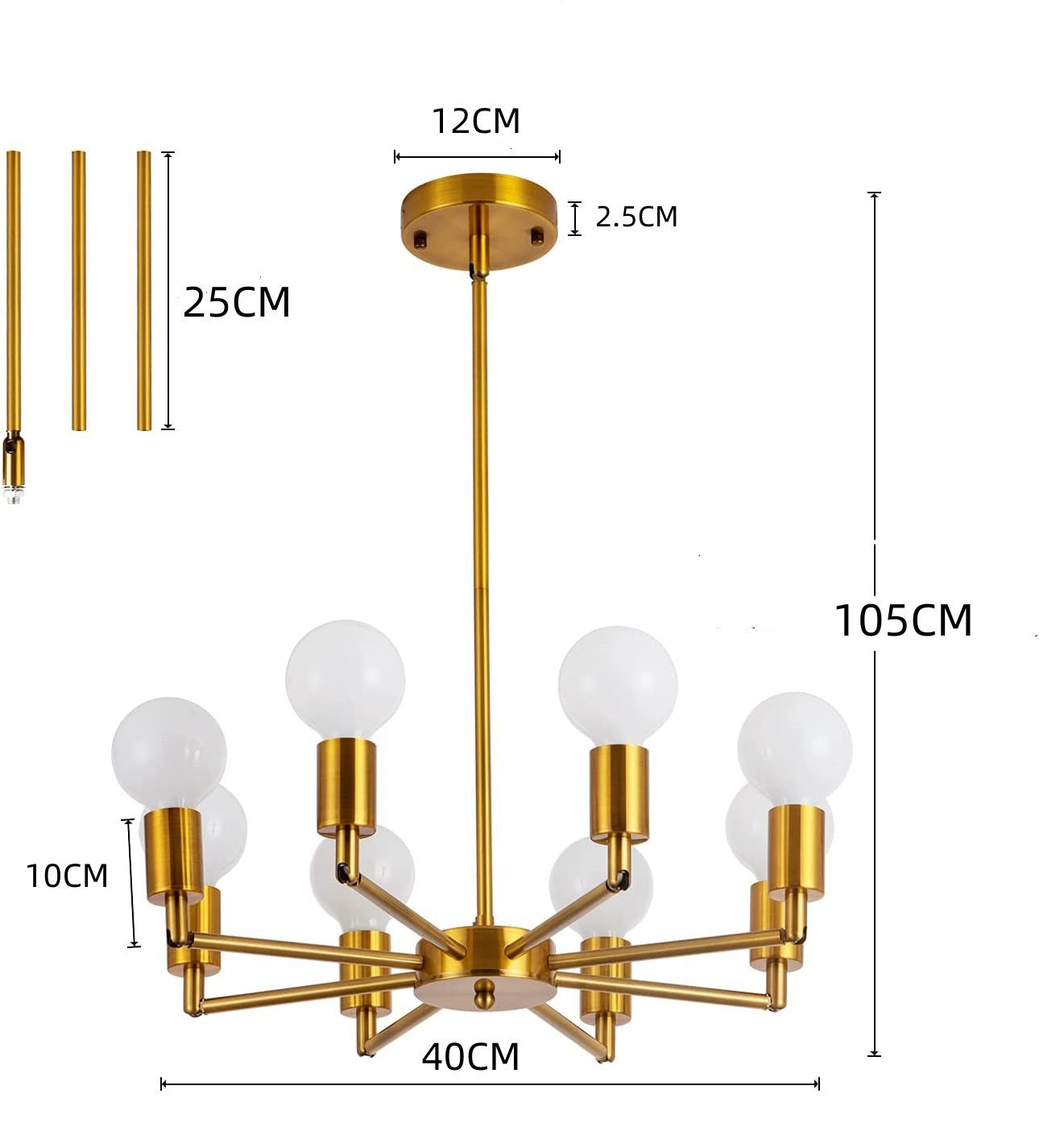 American retro chandelier, clothing store bar restaurant living room simple creative loft personalized wrought iron ceiling lamp