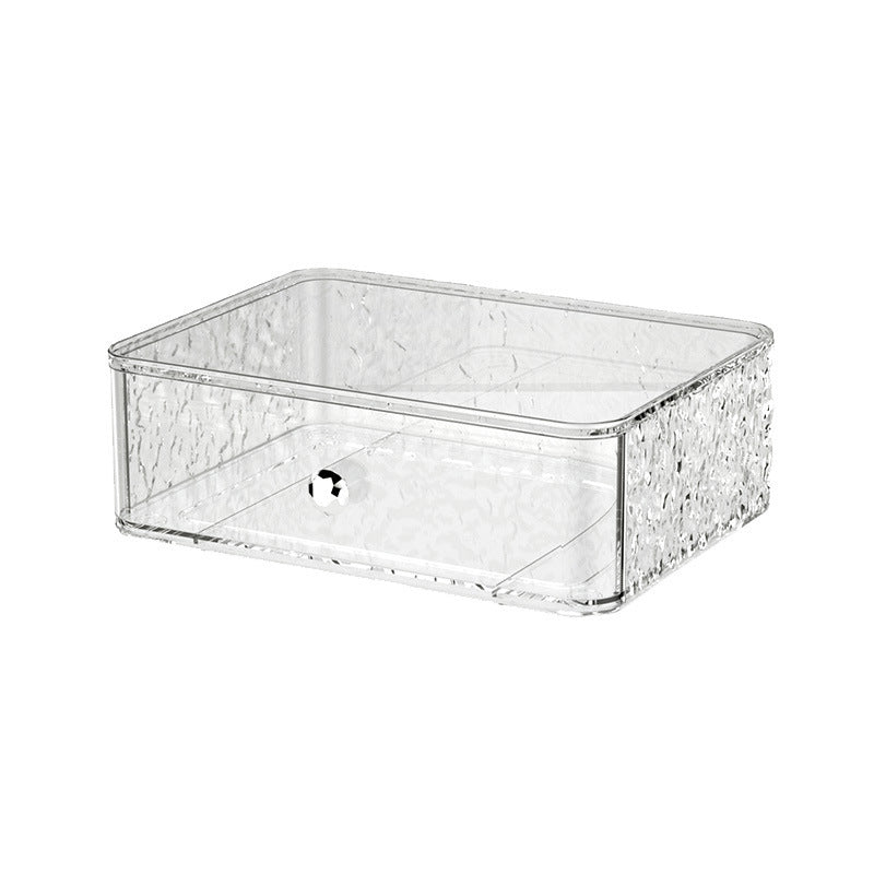 Cosmetic organizer - desktop dustproof premium vanity table makeup & lipstick acrylic drawer storage rack