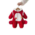 Baby winter outfit christmas festive onesie cute newborn baby outdoor swaddle cartoon new year's greeting