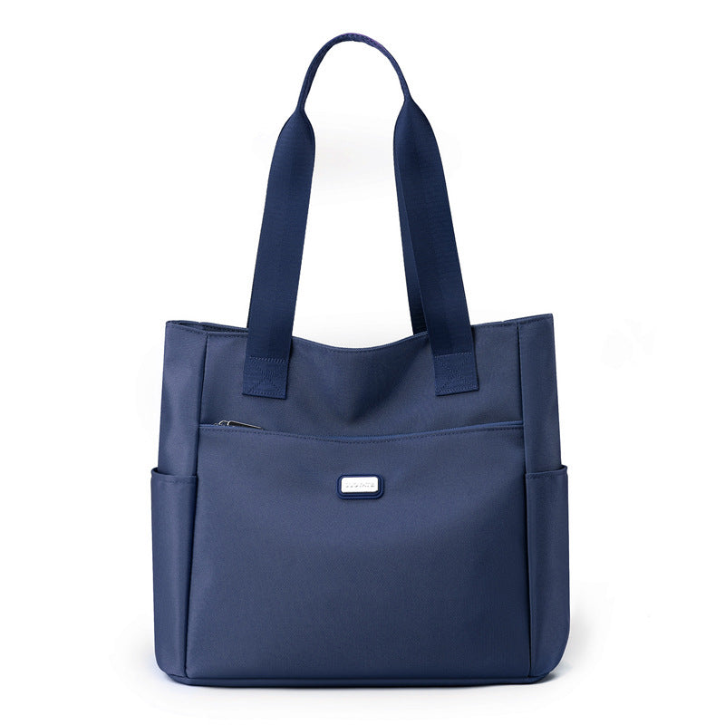 New fashion tote bag large capacity canvas bag handbag high sense commuting shoulder bag Oxford cloth bag