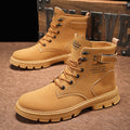 Men's spring 2026 new collection: trendy and versatile men's martin boots, work boots, non-slip, wear-resistant, thick-soled athletic sneakers