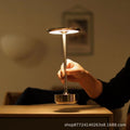 Usb rechargeable table lamp - touch control, retro industrial style, perfect for bars, restaurants, studies, bedrooms, and bedside tables