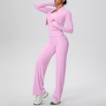 Cloud-feel outdoor casual yoga outfit - three-piece set: one-shoulder open back, high-waisted, butt-lifting, quick-dry running & fitness set
