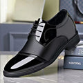 Spring/summer new men's leather shoes - versatile korean style, british fashion, trendy business casual lace-up shoes - dropshipping available