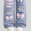 independent station teen girls' jeans - new loose fit straight leg pants - trendy & stylish