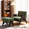 Richard chair - single seater sofa chair, french retro style, solid wood, small apartment living room, designer leisure chair