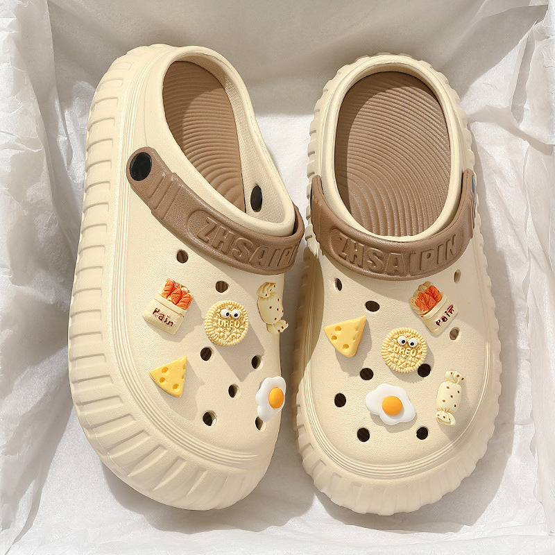 2024 new women's clogs - summer outdoor wear, beach & pool anti-slip, odor-resistant garden shoes, cloud-like comfort slippers